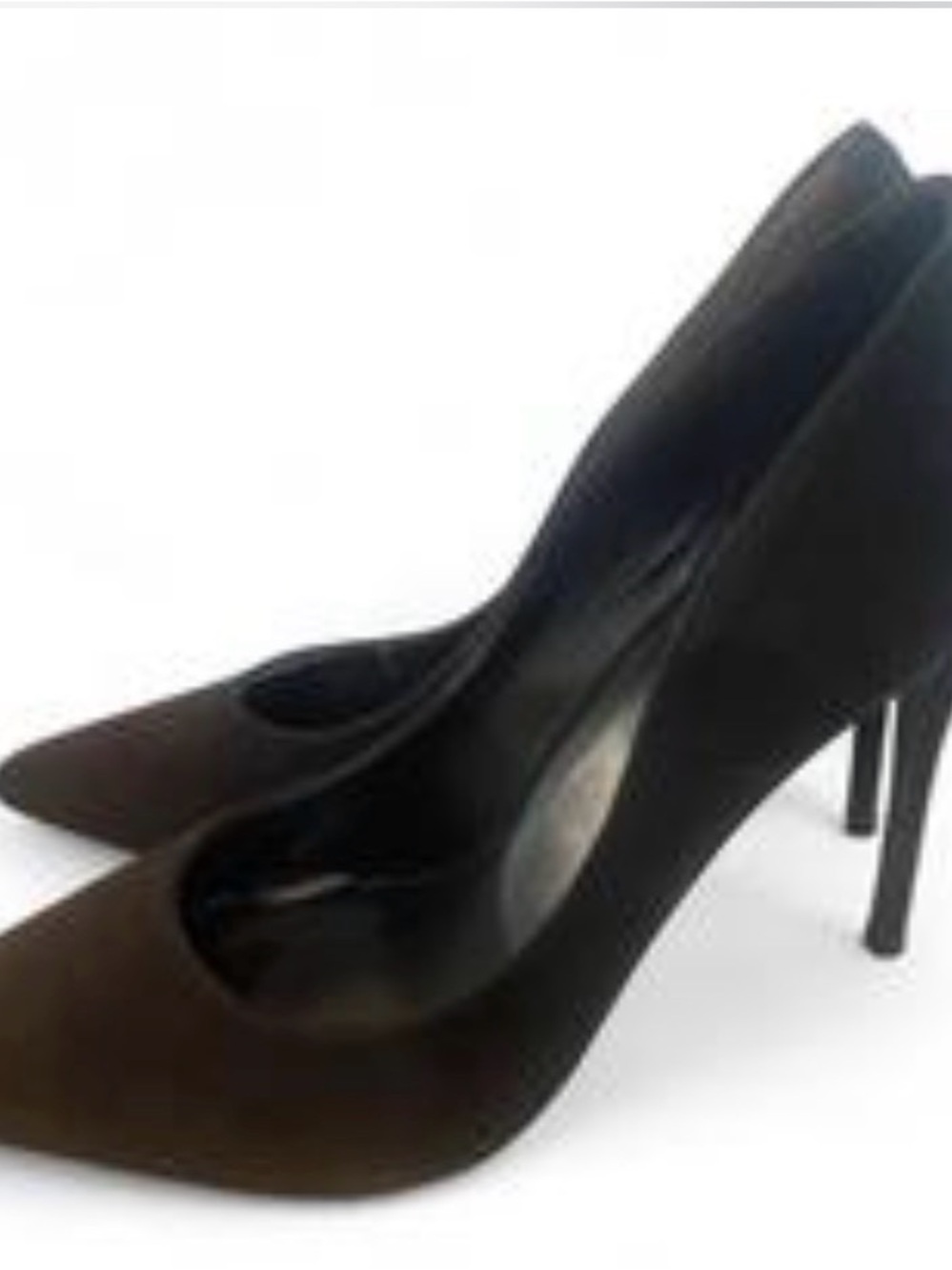 Steve Madden Black Pointed-Toe Stiletto Pumps Classy